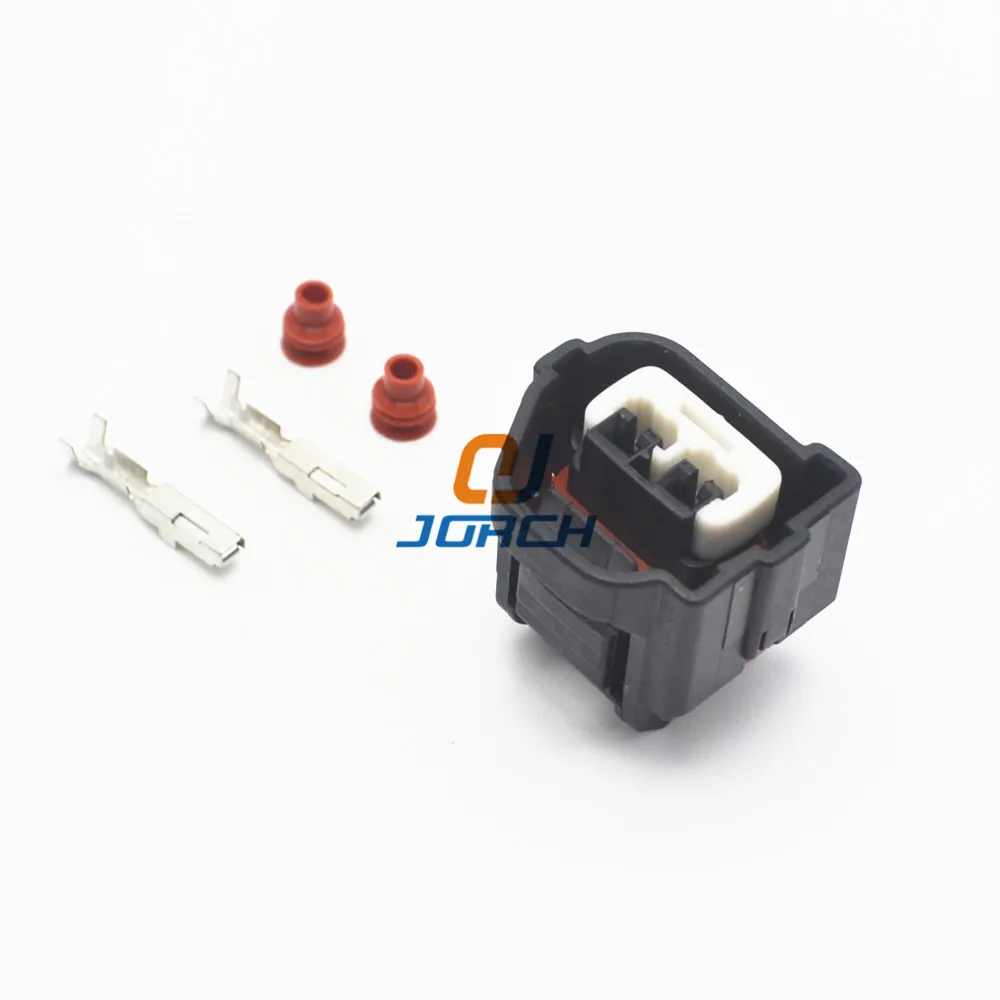 10 комплектов 2pin автомобильный женский водонепроницаемый plactic жгут проводов conector plug 90980-10899