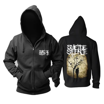 

Bloodhoof Suicide Silence deathcore black zipper HOODIE Asian Size
