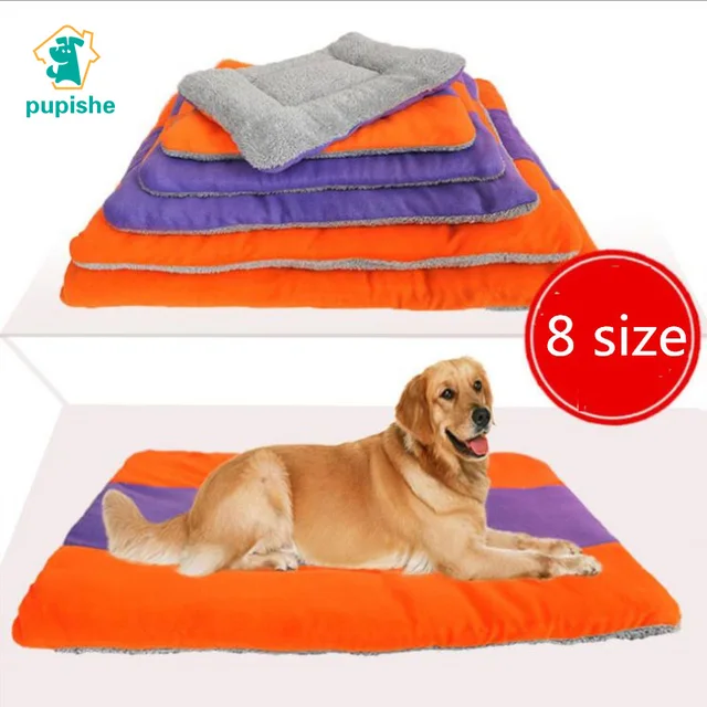 PUPISHE Dot Beds Ice Silk Waterproof Dog Bed Summer House For Dog Bench