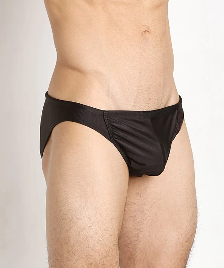 

Men's low-waist three-dimensional U bump briefs sexy fast dry solid color briefs large three-dimensional underwear