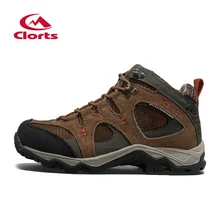 2016 Clorts Hiking Shoes for Men HKM-820F Breathable Uneebtex Waterproof Hiking Boots Men Outdoor Sneakers