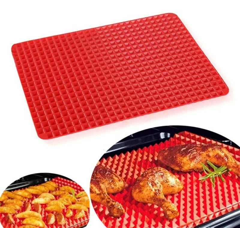 2017 new silica gel barbecue pad multifunctional baking tray for
