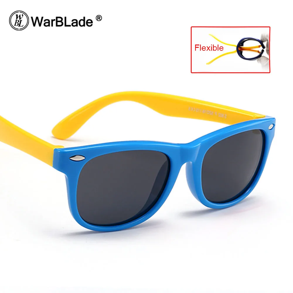 Kids Boys TR90 Unbreakable Polarized Sunglasses Children Girls Safety Polarized Mirror Sun Glasses Sport oculos With Case UV400