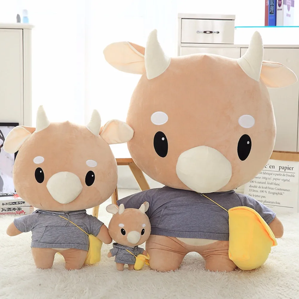 hardworking cow plush