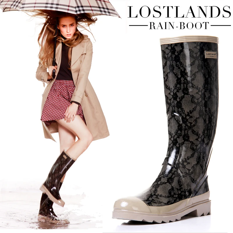 women's fashion rubber boots