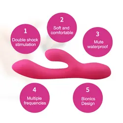 Для женщин Мягкий силиконовый вибратор перезаряжаемый фаллоимитатор Сексуальная стимуляция игрушка дропшиппинг