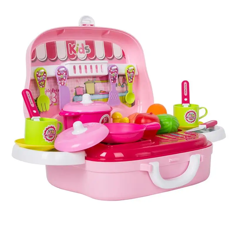 mini toy kitchen set