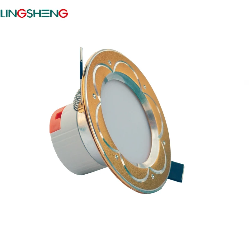 LINGSHENG Spot Led Encastrable Inbouwspot светильник потолочный 2 5 дюймов 3 Вт теплый белый/белый AC 110