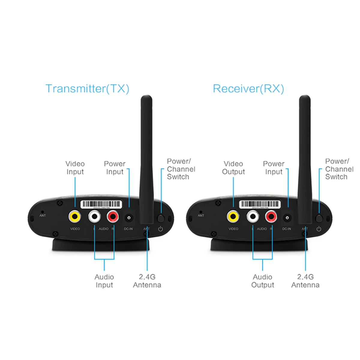 PAT-335 100 M 2,4G Smart set top box Sharing устройство беспроводной комплект передатчика Top Box 50 дБ/мин AV Аудио Видео ранмиттер получить