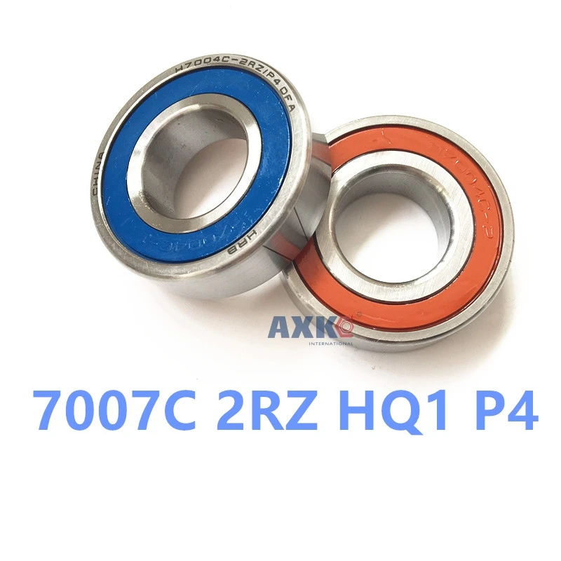 1pcs AXK 7007 7007C 2RZ HQ1 P4 35x62x14 Sealed Angular Contact Bearings