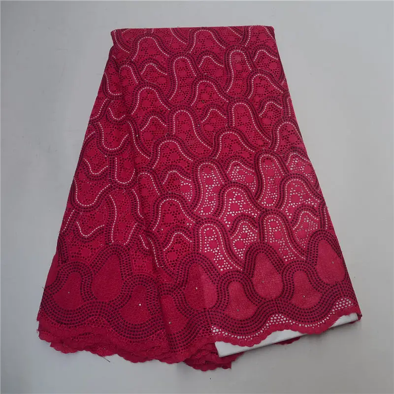 

Latest African Swiss Voile Lace Cotton Unique Design African Cotton Lace Nigerian Swiss Voile Lace Fabric For Party Dress 30