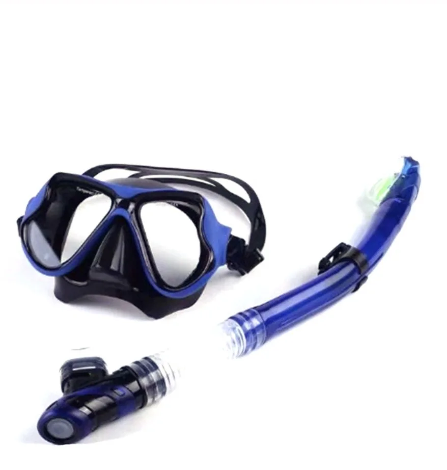 Маска для подводного плавания, ныряния с дыхательной трубкой анти-противотуманные очки комплект Силиконовые Плавательные заводь для рыбной ловли оборудования Для мужчин t HD очки для дайвинга подводного плавания для мужчин и женщин - Цвет: as photo