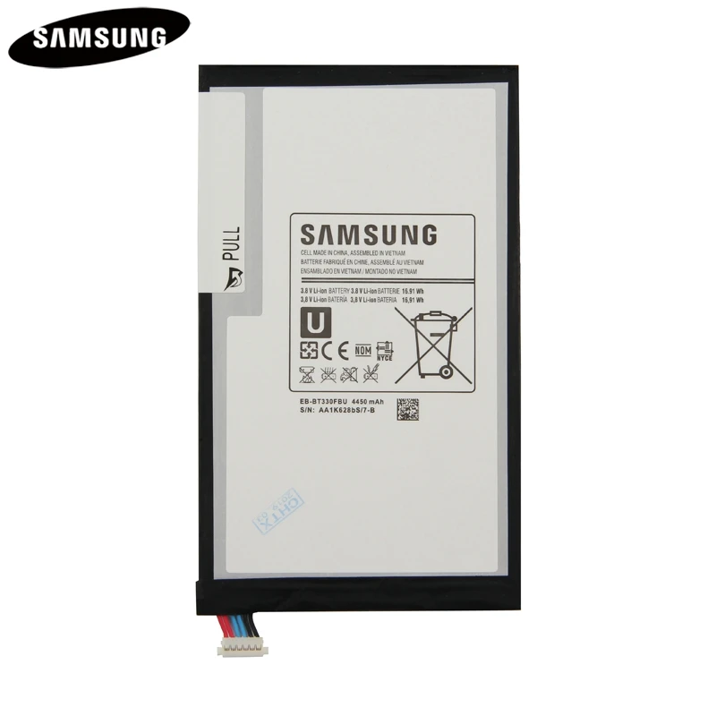 Планшет Батарея EB-BT330FBU EB-BT330FBE EB-BT330FBC для samsung GALAXY Tab4 SM-T330 T331 подлинные батареи 4450 мАч