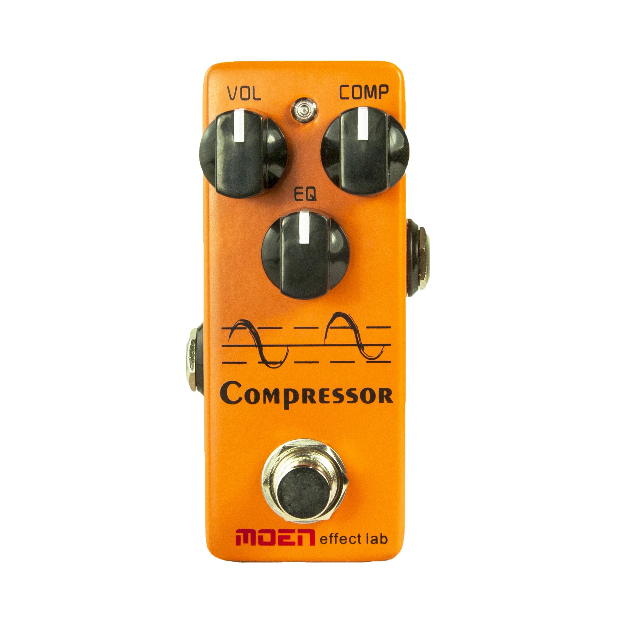 Moen Compressor Guitar Effect Pedal Vol Comp EQ Controls Ture Bypass Stompbox for Electric