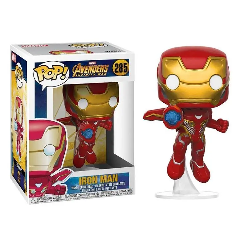 FUNKO POP Marvel Мстители 3 Бесконечная война Человек-паук модель игрушки Raytheon фигурка Коллекционная детская игрушка