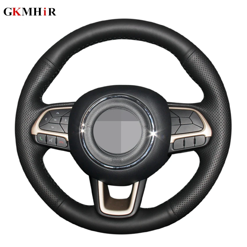 DIY Sewing Steering Wheel Cover For Jeep Compass 2006-2010 Old Patriot 2007-2010