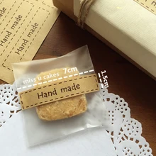 200 шт./лот крафт наклейки ручной работы этикетки 7x1,5 см наклейки для упаковки еды, Крафтовая бумага Стикеры этикетки могут быть подобраны Z123