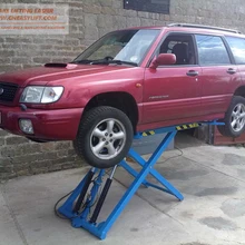 Мини-ножничный подъемник для автосервиса гидравлический автомобильный подъемник
