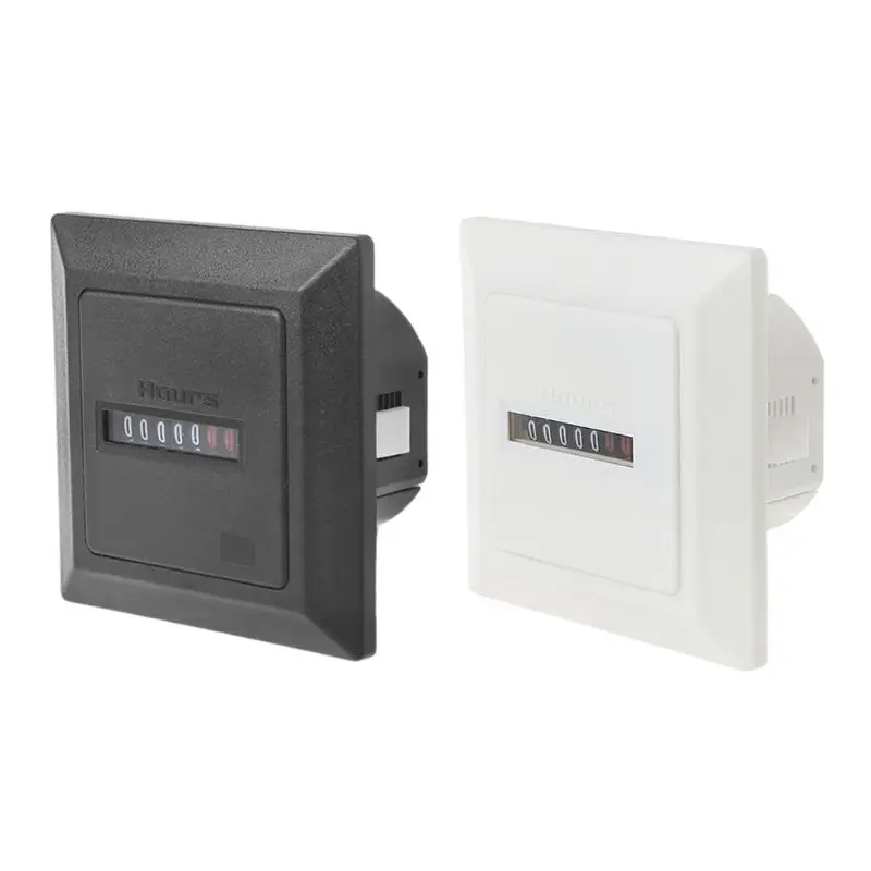 

1PC HM-1 Timer Square Counter Digital 0-99999.9 Hour Meter Hourmeter Gauge 0.3W AC220-240V / 50Hz AC