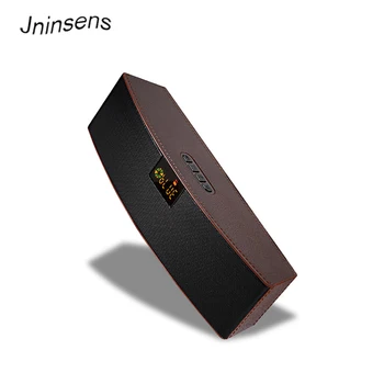 

Jninsens 4 Color Fashion Leather HIFI Bluetooth Speaker Wireless Wired FM/AUX/U Disk/TF Card Music Player Stereo Loudspeakers