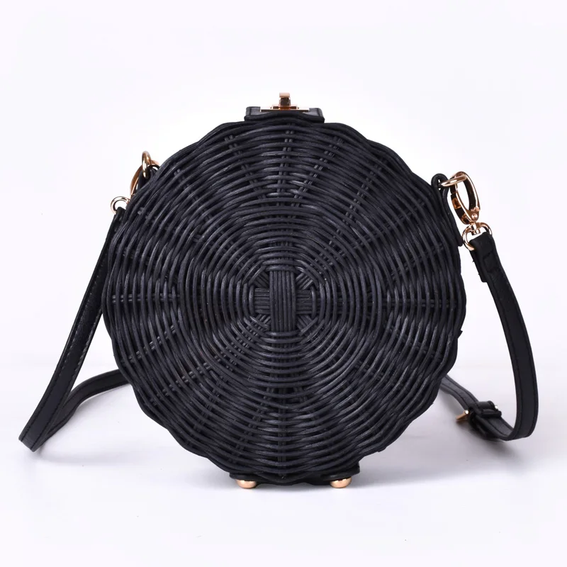 New Women Straw Bag Bohemian Bali Round Straw Rattan Bag Wicker Circle Beach Handbag Handmade Kintted Shoulder Bags bolso bambu New Women Straw Bag Bohemian Bali Round Straw Rattan Bag Wicker Circle Beach Handbag Handmade Kintted Shoulder Bags bolso bambu