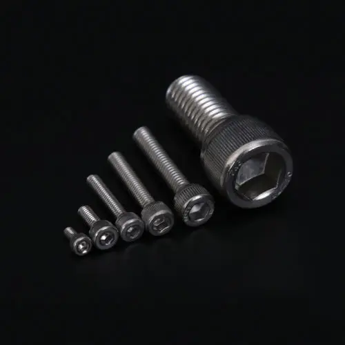 2 56UNF 1/8" to 1" long 304 stainless steel allen screws hex slot cup