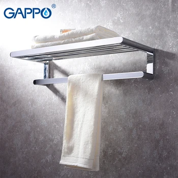 

GAPPO Towel Bars holder bath hardware accessories brass towel rack wall mounted bathroom towel holder hanger