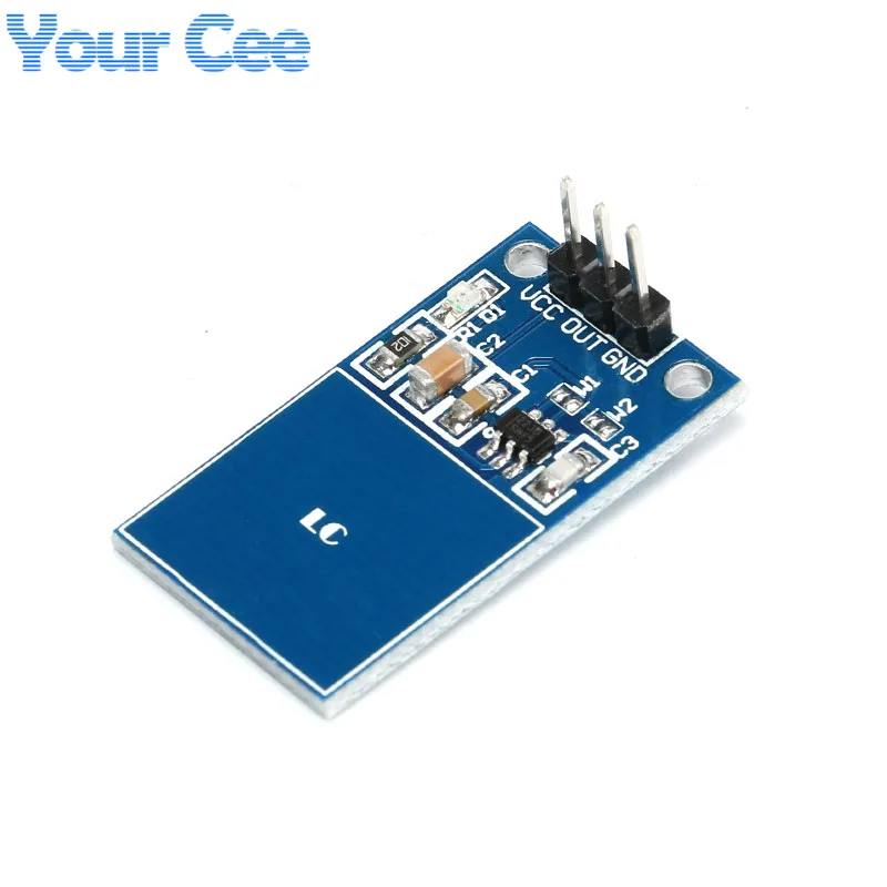 Емкостный сенсорный переключатель TTP223 модуль цифрового сенсорного датчика для