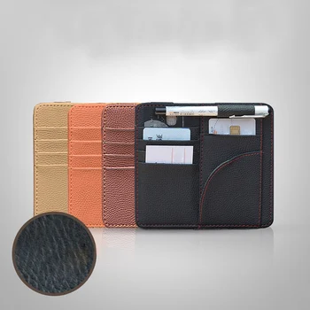 

Hot Sale Car sun visor card holder Car multifunction ticket parking card storage card package