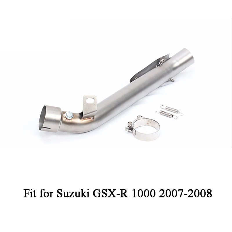 for Suzuki GSX-R GSXR 1000 2007 2008 GSX R 1000 Motorcycle Moto Exhaust Muffler Mid Middle Pipe Tube Slip-on 100% Brand New