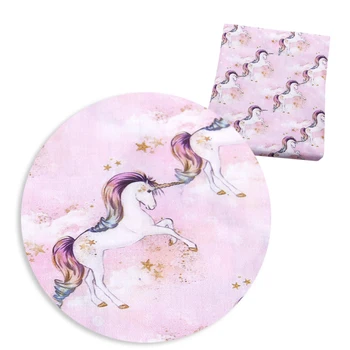 

David accessories 50*145cm patchwork unicorn Polyester cotton fabric for Tissue Kid Bedding home textile Sewing Tilda Doll,58001