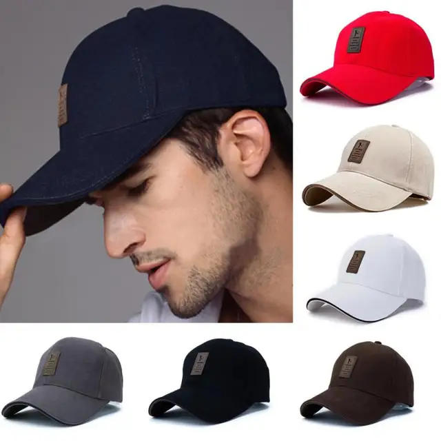 US $2.96 Outdoor Cotton Golf Player Hat Men Sports Sun Hat Colorful Golf Cap