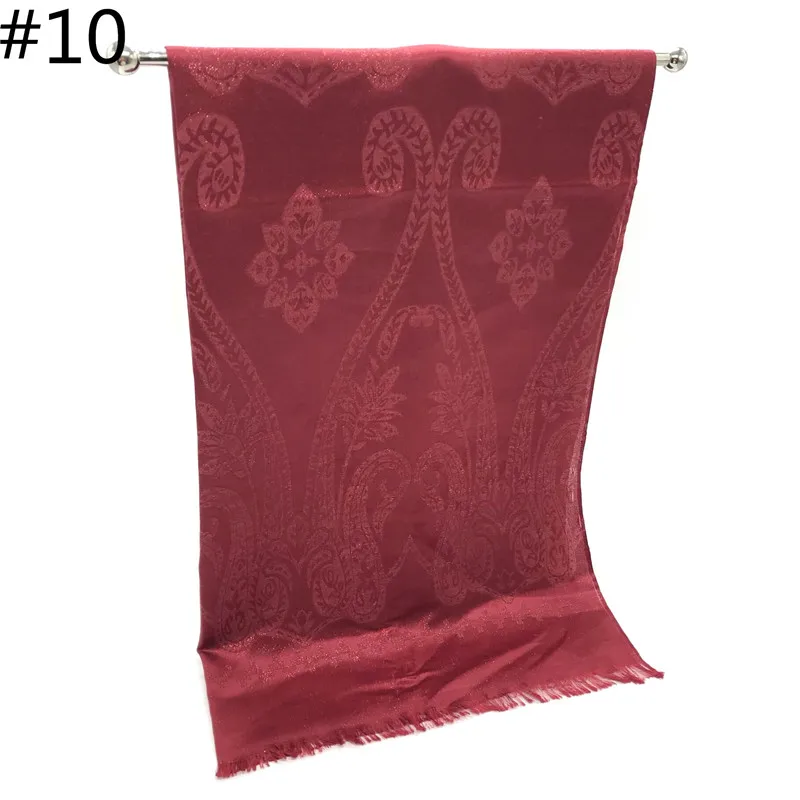 Модный имитированный шелк ткань принт женский шарф/шарфы кисточки платок, Шаль Мусульманский Хиджаб подарочная упаковка 10 шт./партия Быстрая