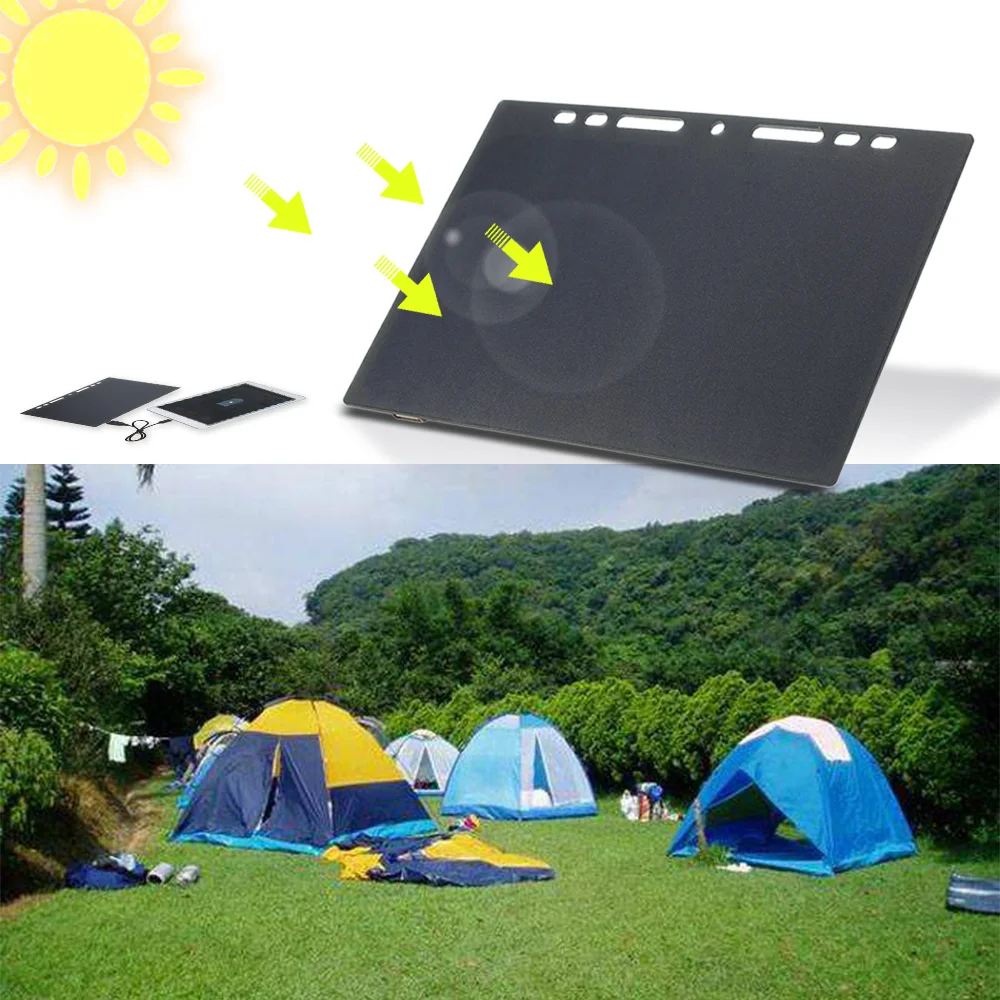 Permalink to Solar Panel 10W High Power Mini Portable Monocrystalline Silicon Solar Panel Charger Solar Cell USB Port Camping Travel Outdoor