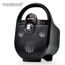 2.1 Stereo Subwoofer Bluetooth Speaker FM Radio Portable Speakers Mp3 Play 10W Super Bass Loudspeaker computer Column Mic Inout