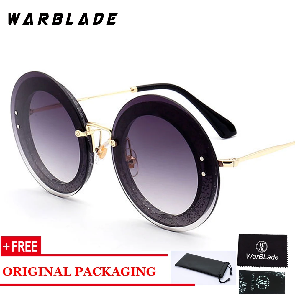 

2018 Cool Brand Designer Oversize Sunglasses Women Round Leopard gradient lens big circle clear glasses UV400 Eyewear rimless
