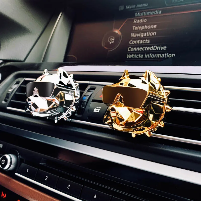 Car Air Fresheners Black Bulldog Pilot Car Diffuser Cute Car Perfume Funny  Fragrance 자동차 공기 청정기 Accessories - AliExpress