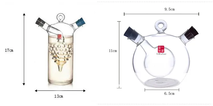 Высокотемпературная бутылка для специй, бутылка для масла и уксуса, стеклянный сосуд для соусов, герметичное стекло для хранения вина, бутылки для бара