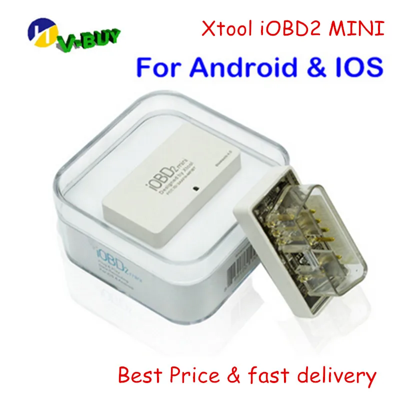 

50pcs/lot DHL Free Original XTOOL iOBD2 Mini Code Reader and Scanner 4.0 Bluetooth For All OBDII Protocols Better Than ELM327