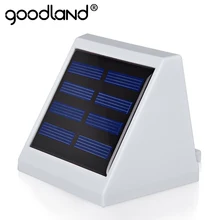Goodland LED Solar Light Waterproof IP65 LED Garden Solar Light Saving Energy Wall Solar Lamp For Garden Outdoor Lighting