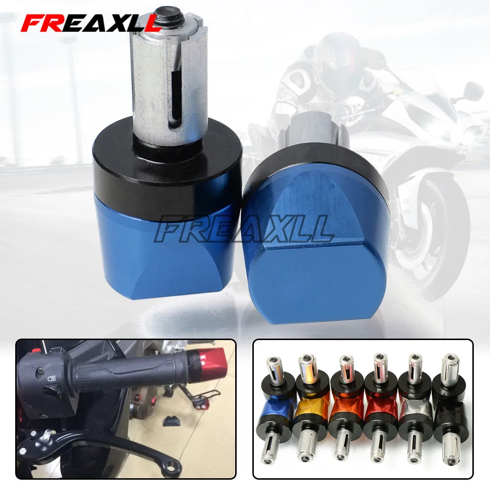 7/" 22 мм CNC Универсальный мотоцикл ручной конец грузики руля бар колпачки руля Чехол для Yamaha FZ1 FZ6 FZ6R FZ8 YZF-R125/125R R3 r1