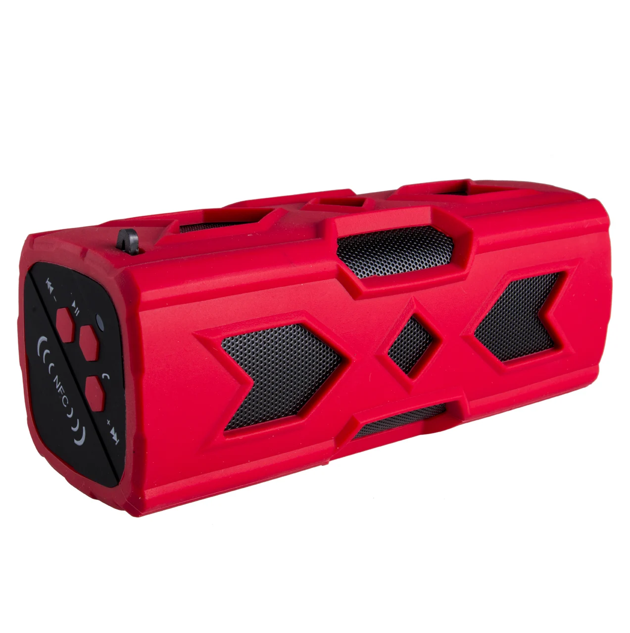 Модный портативный с тремя защитой Беспроводной 4,0 наружный Bluetooth динамик внешний аккумулятор басовый сабвуфер водонепроницаемый - Цвет: Красный
