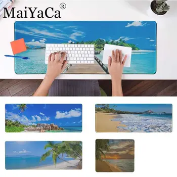 

MaiYaCa Non Slip PC Beach Scenery Beautiful Anime Mouse Mat for cs dota 2 LOL gaming mouse pad free mouse pad