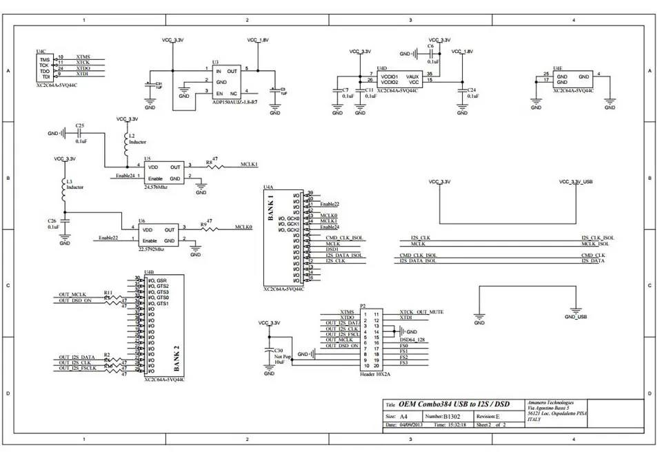 Lusya Combo 384 USB к i9s цифровой интерфейс относится к Amanero usb IIS поддержка DSD512 32 бит для AK4497 ES9038 декодеры E3-003