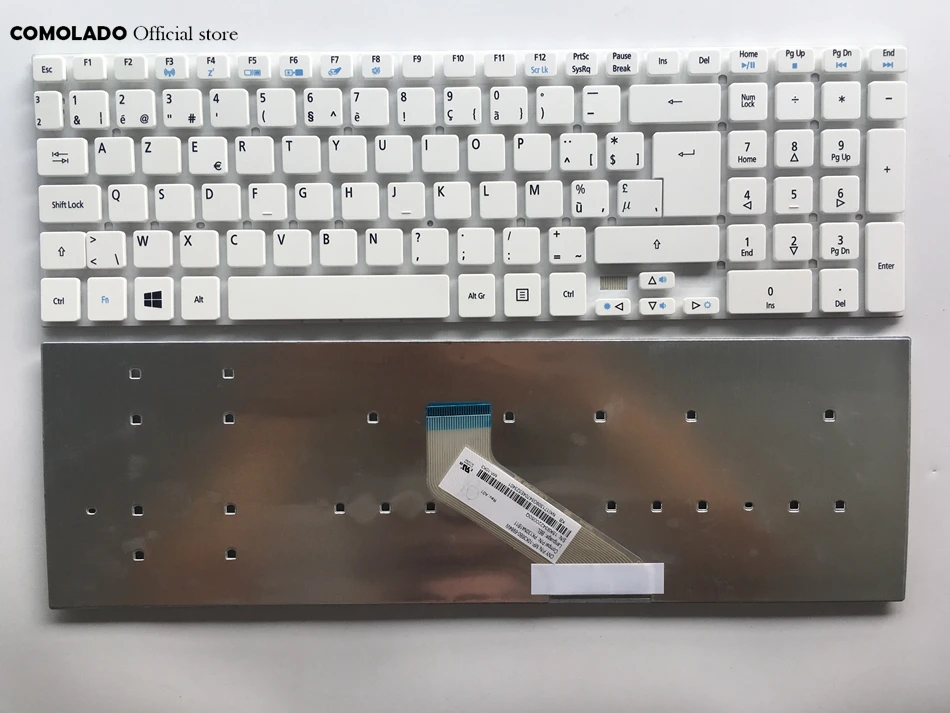 BE Belgium keyboard For ACER Aspire E15 E1-510P E1-522G 5755 5755G 5830 5830G 5830T 5830T E1-530G E1-532G E1-532P white Keyboard BE Layout