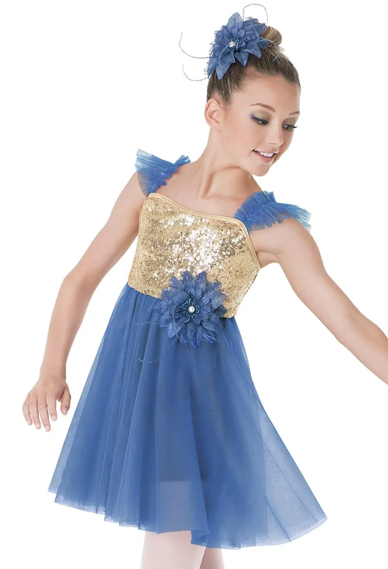Sequin dance costumes for adults kids