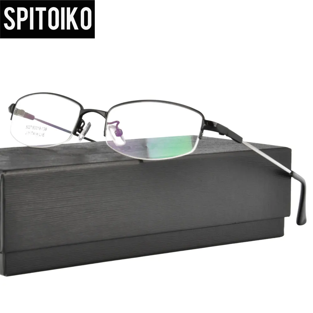 

SPITOIKO Memory Titanium Eyeglasses Unisex Prescription Optical Frame Spectacles Eyeware Optical Frame 5027