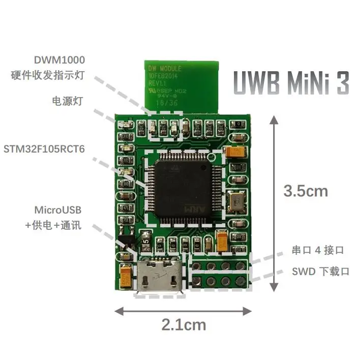 US $199.99 For 2017 electronic design competition uav positioning robot cruise EVB1000 UWB development kit
