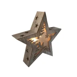 Форму звезды декоративные знаковое событие 6 Вт светодиодные фонари освещенный шатер Знак зодиака дома Декор стены огни