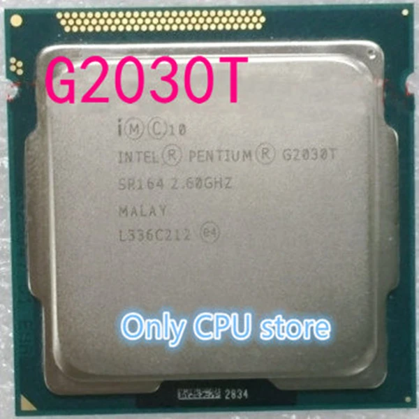 Процессор Intel Pentium G2030T CPU LGA 1155 100% рабочий процессор настольный Бесплатная